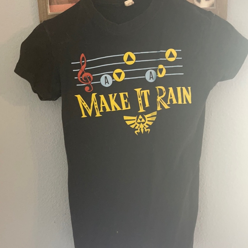 Make it rain zelda shirt